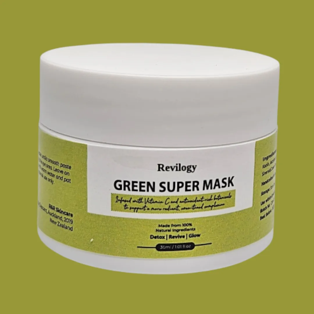 Green Super Mask vitamin C antioxidant clay mask auto draft