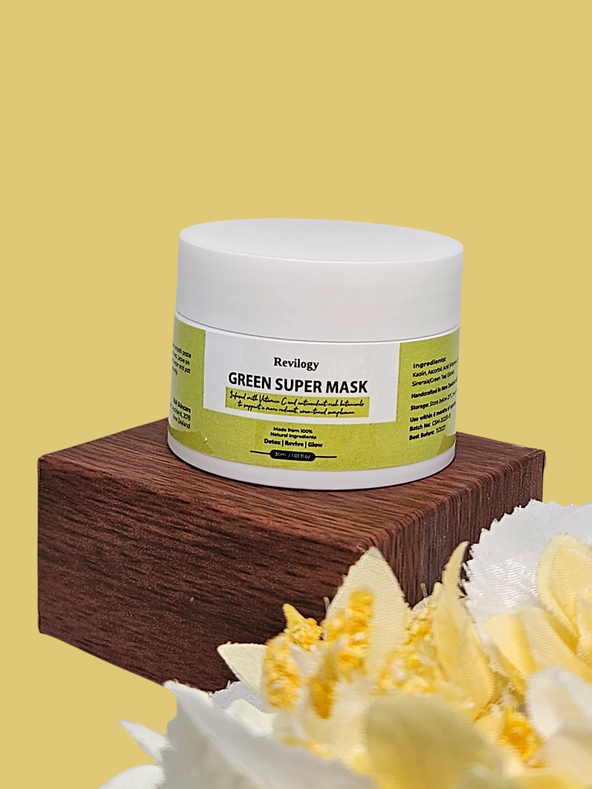 Green Super Mask vitamin C antioxidant clay mask Green Super Mask vitamin C antioxidant clay mask