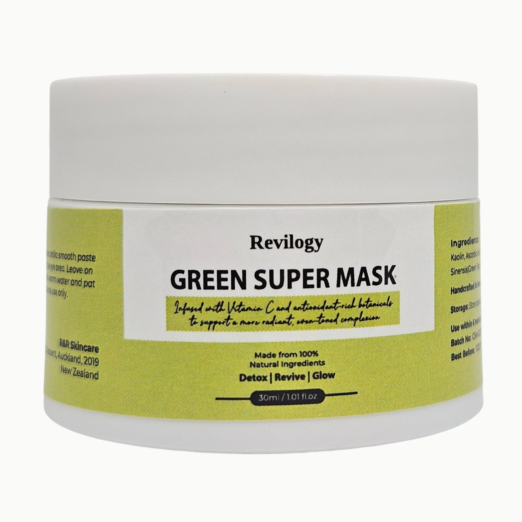 auto draftaGreen Super Mask vitamin C antioxidant clay mask auto draft